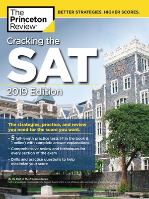 cover image of Cracking the SAT with 5 Practice Tests, 2019 Edition